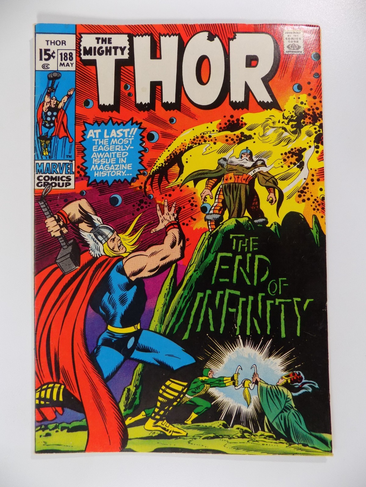 Thor #188 Marvel Comic May 1971 Very Fine