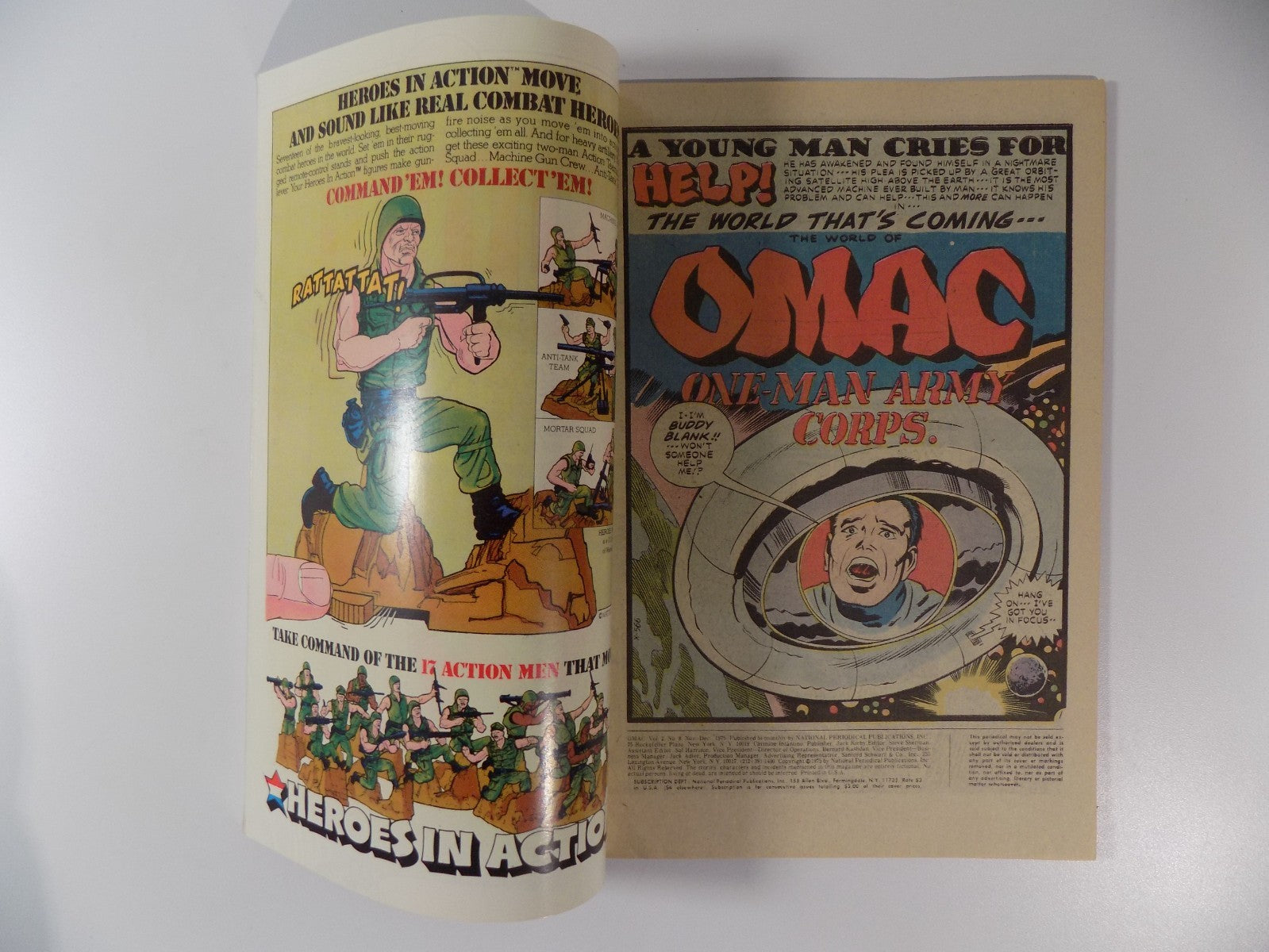OMAC #8 DC Comic December 1975 Very Fine