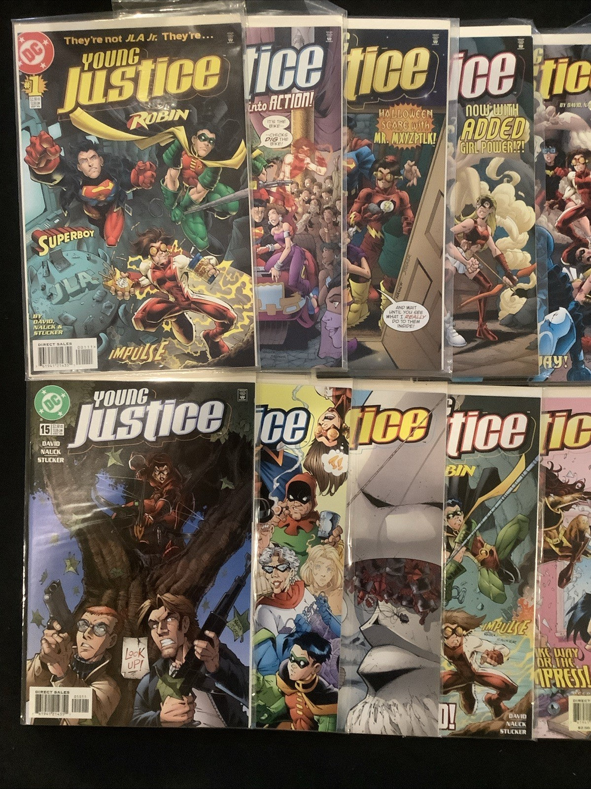 Young Justice Comic Bundle: See Description And Photos For Details, Peter David