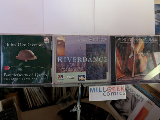 Classical Music 3 CD Lot (Battlefields of Green, Riverdance, Music in Hall) -JD