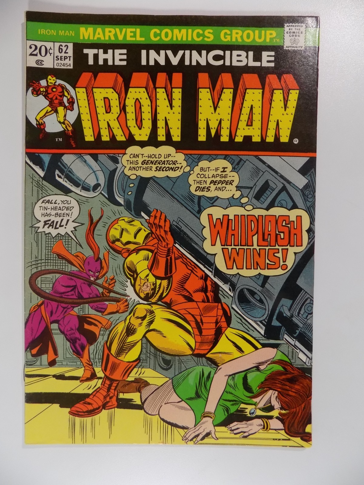 Iron Man #62 Marvel Comic September 1973 Very Fine+