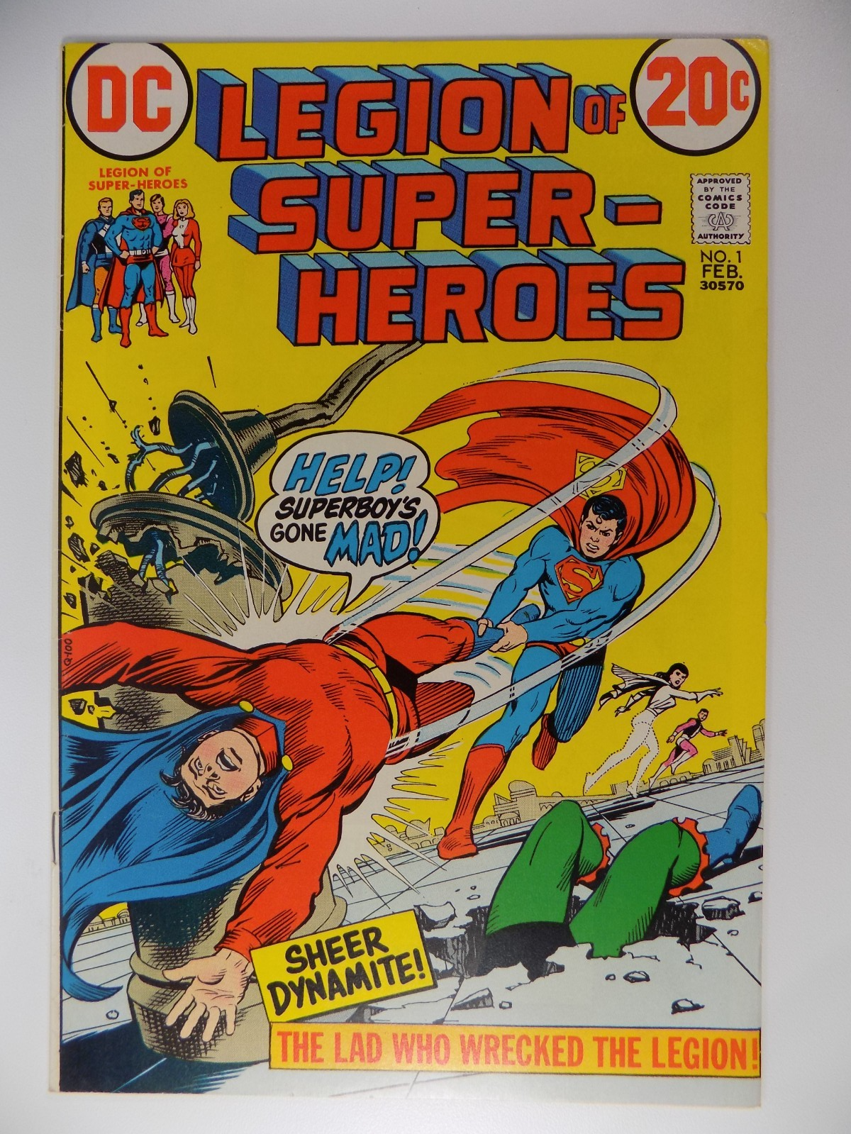 Legion of Super-Heroes #1 DC Comic February 1973 Very Fine+