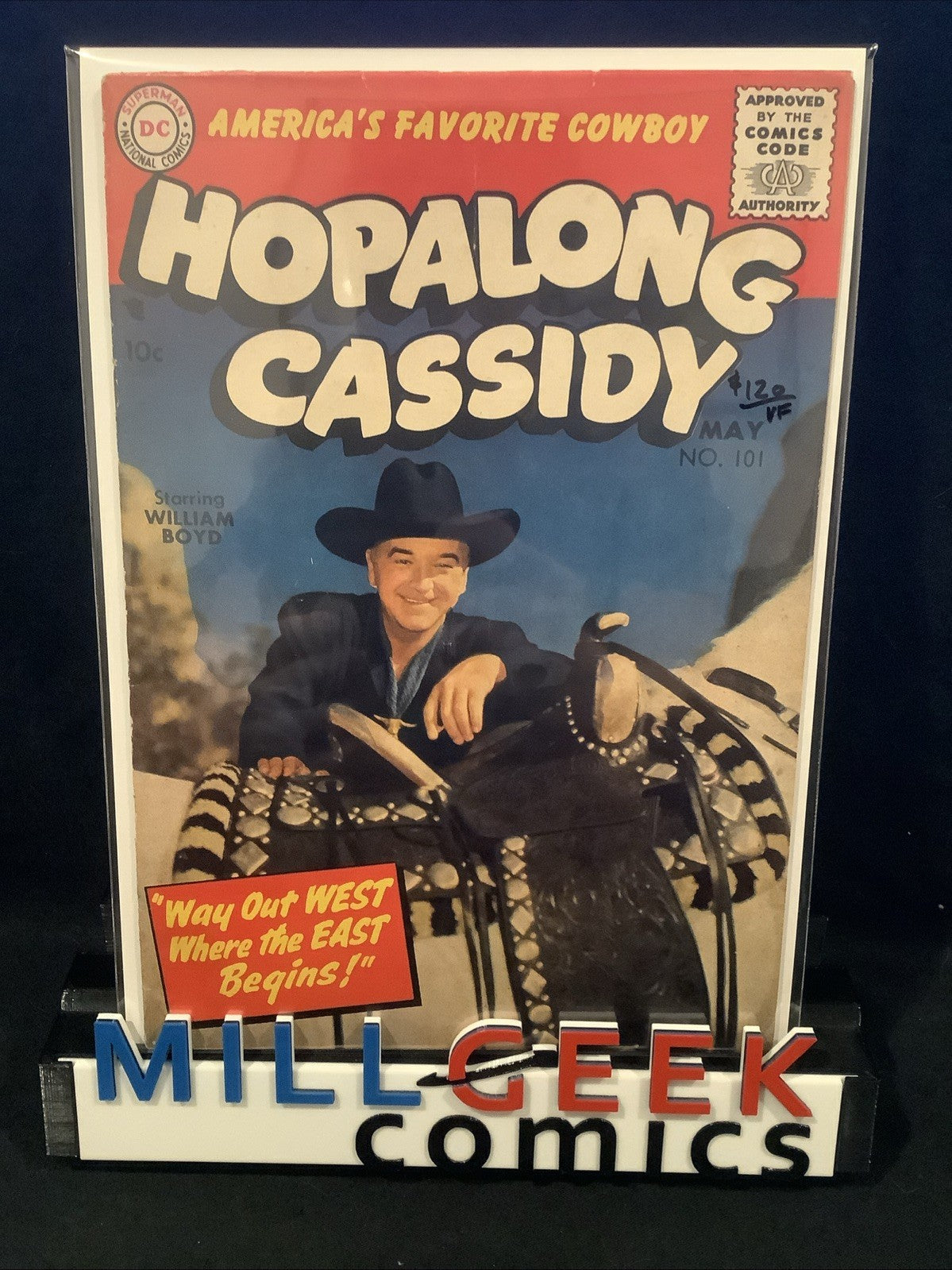 Hopalong Cassidy #101 (DC Comics May 1955) VF (8.0) William Boyd, Gene Colan