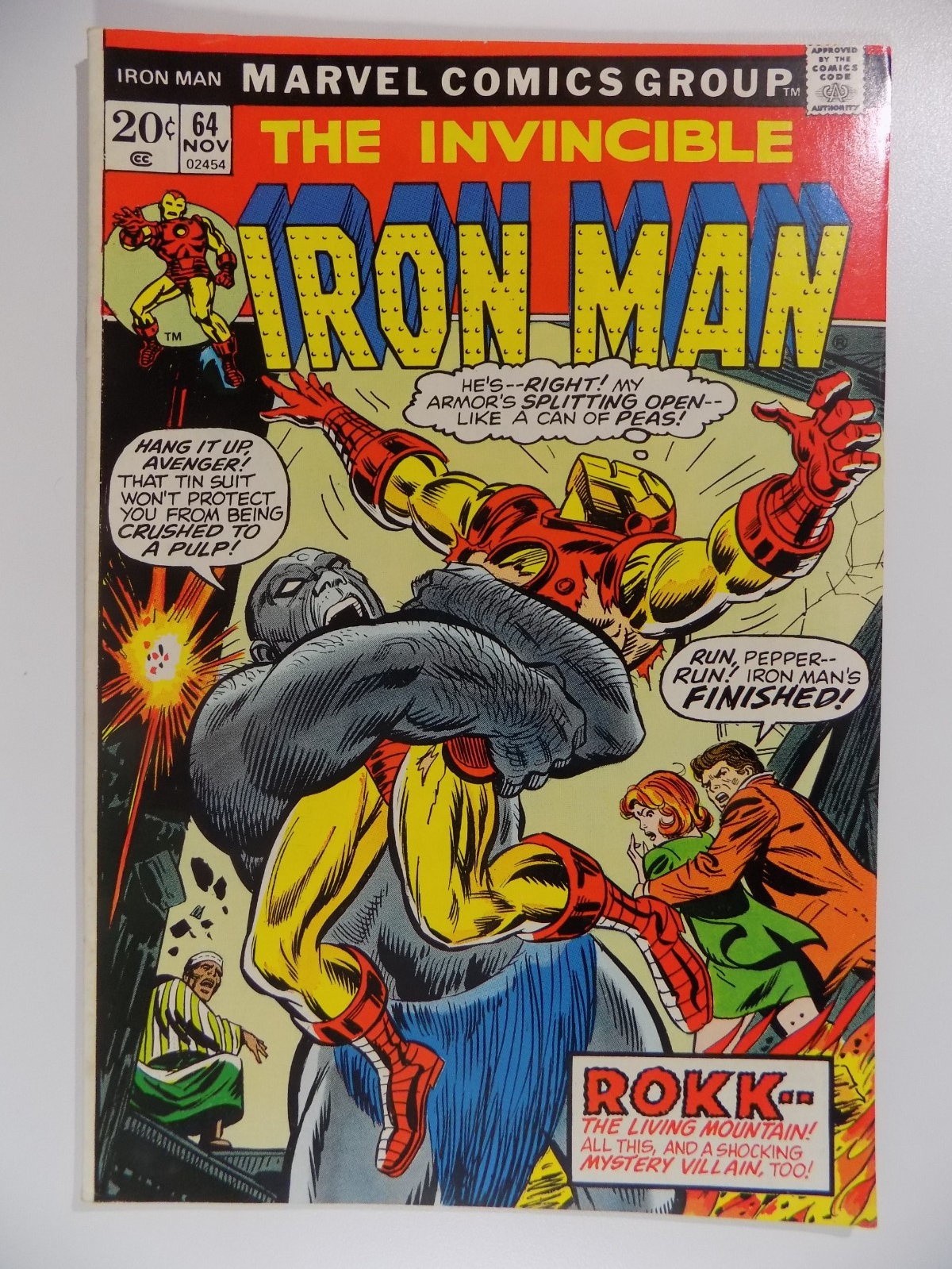 Iron Man #64 Marvel Comic November 1973 Very Fine