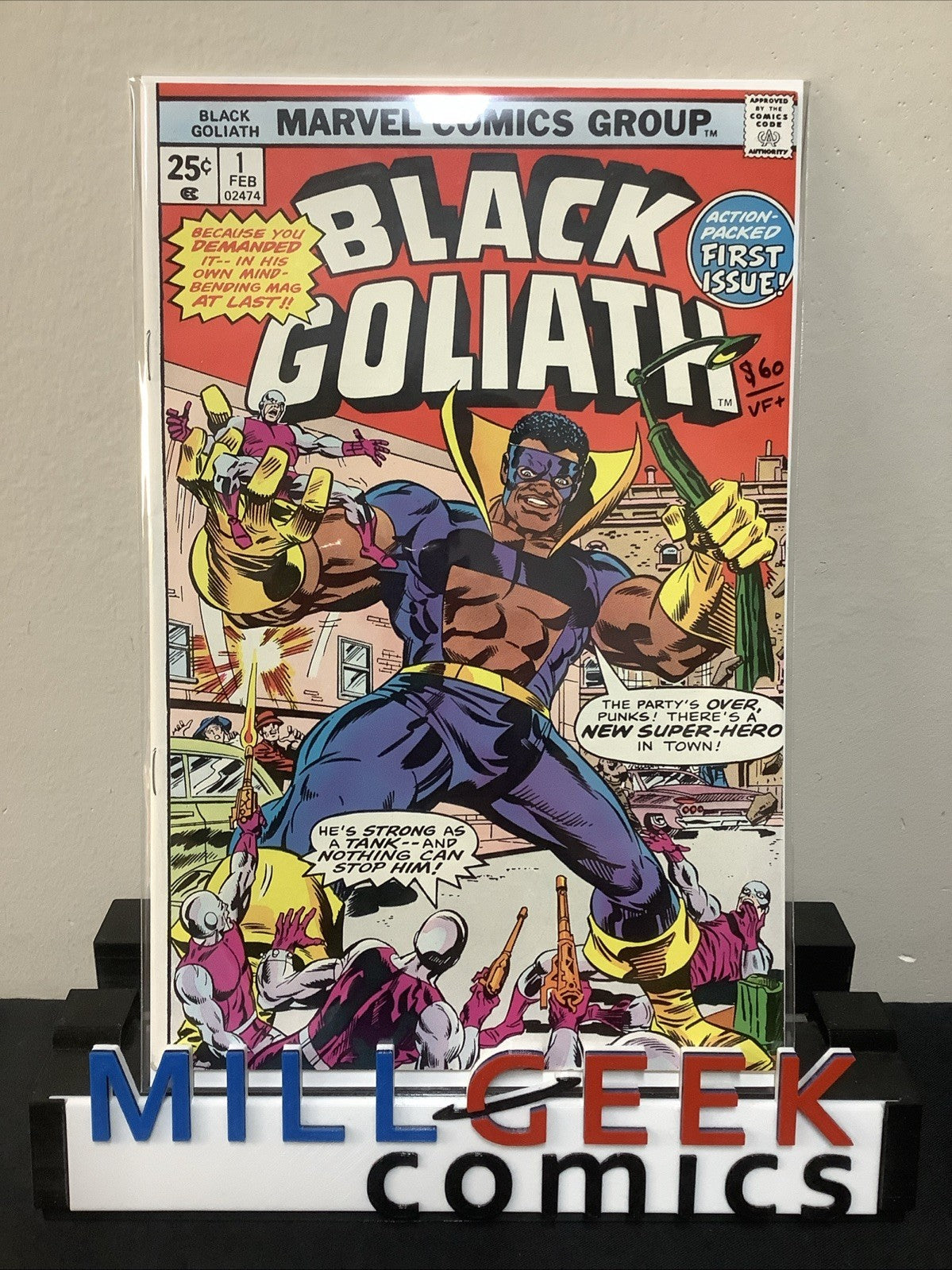 Black Goliath #1 (Marvel Comics February 1976) VF+ (8.5) Stan Lee/Tony Isabella