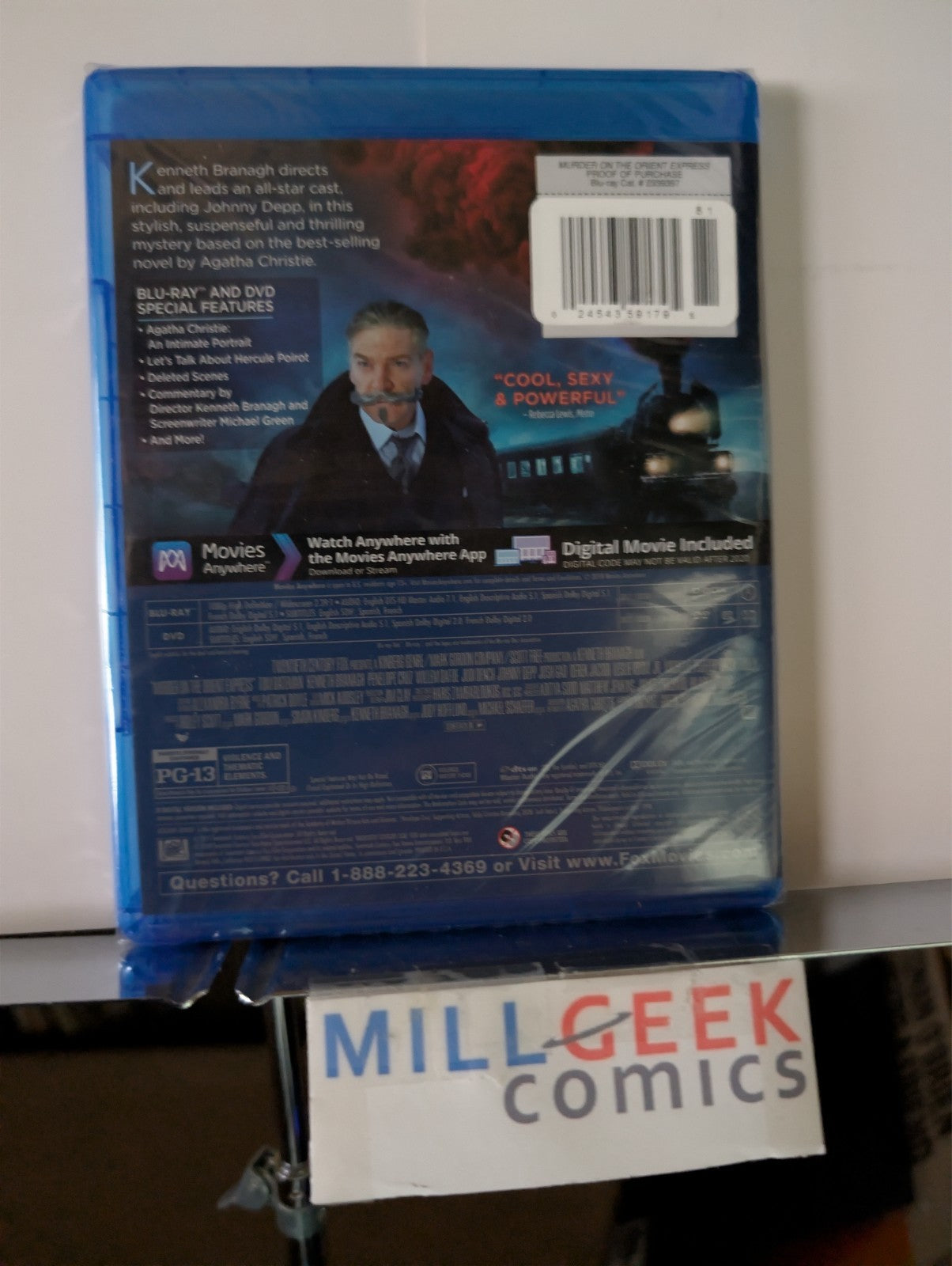 The Rum Diary / Murder on the Orient Express, 2 Movie Set (Blu-Ray) Like New -JD