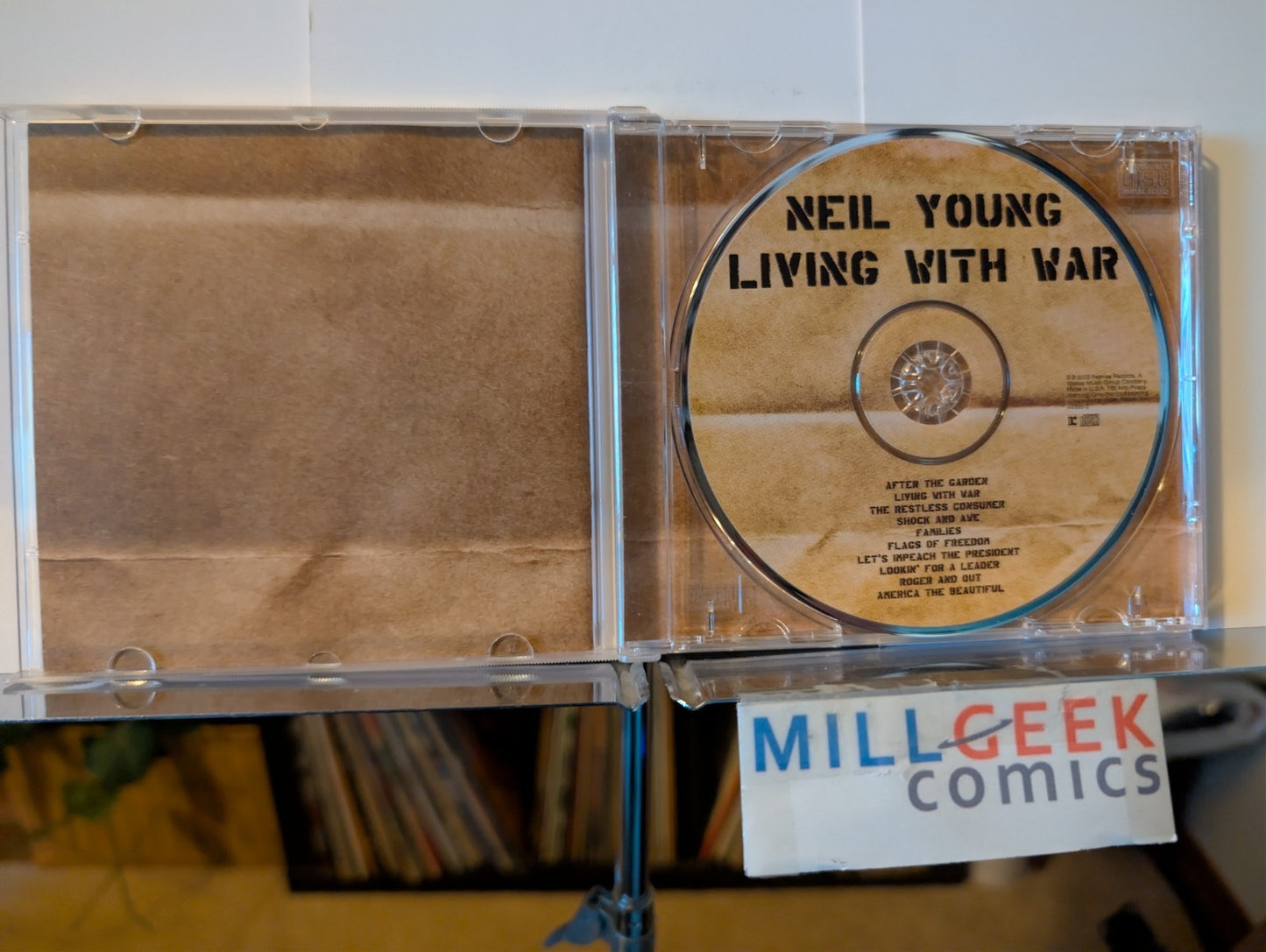 Neil Young 2 CD Lot (Harvest Moon, Living with War) -JD
