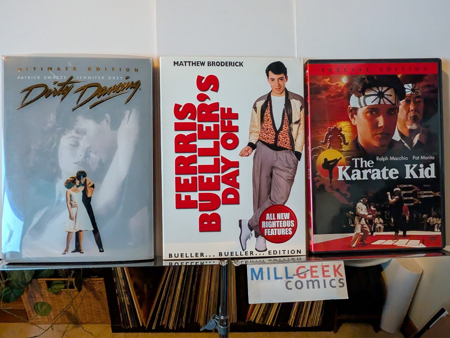 Dirty Dancing / Ferris Bueller's Day Off / The Karate Kid (DVD) Like New -JD