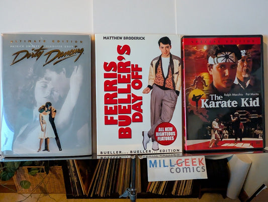 Dirty Dancing / Ferris Bueller's Day Off / The Karate Kid (DVD) Like New -JD