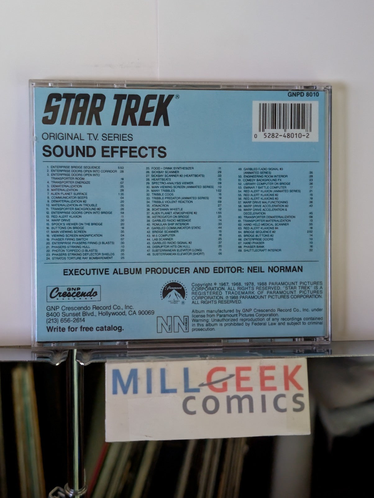 Sound Effects from Star Trek CD / SCI-FI TV CD-ROM, 2 Disc Sci-Fi Lot -JD