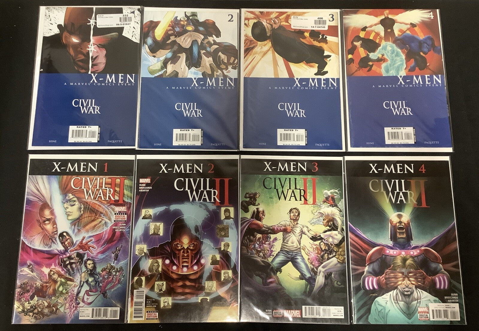 Civil War X-Men Comic Bundle: Comes With Both Tie-In Mini Series For Both Events