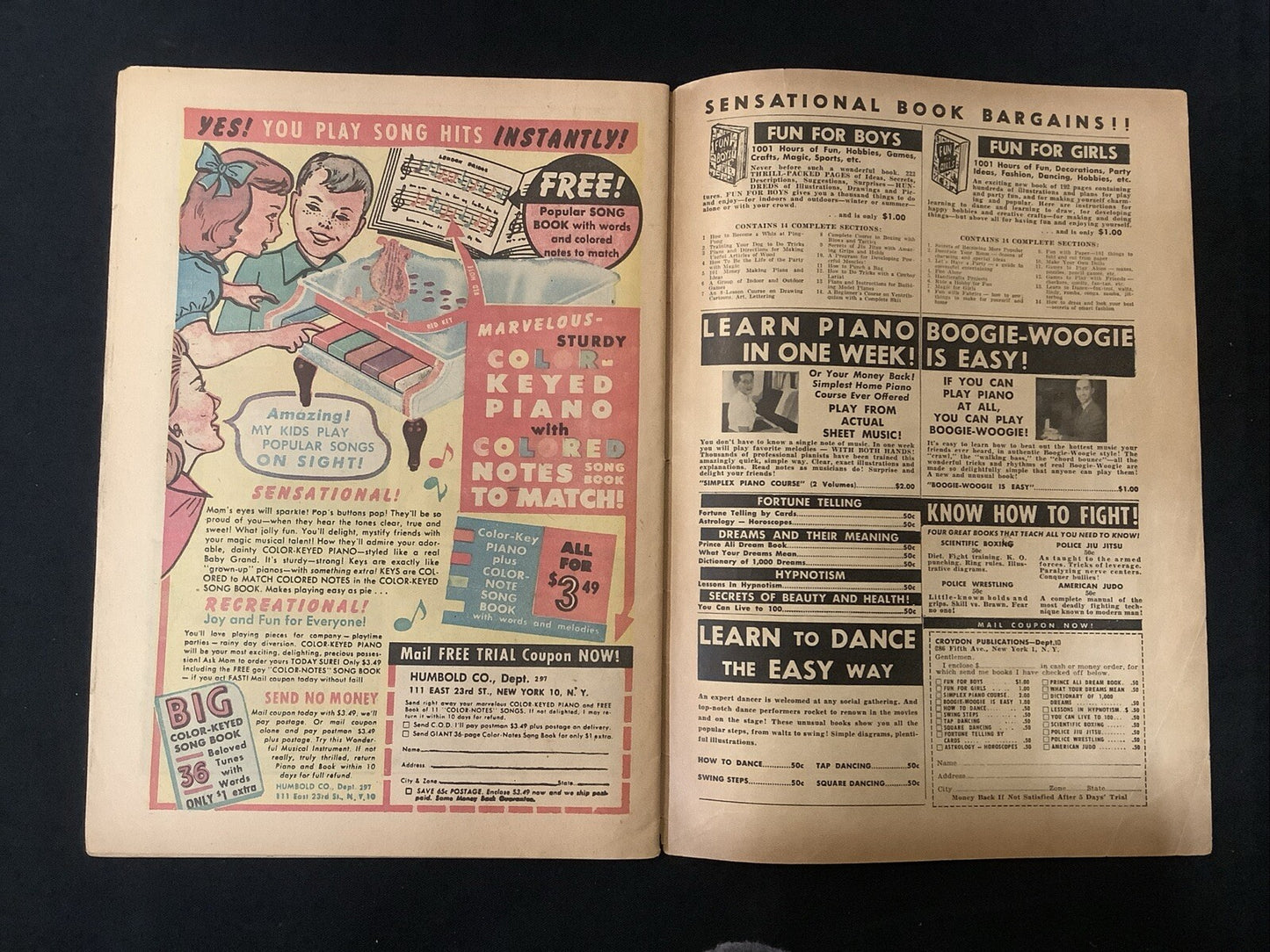 HOLIDAY COMICS #5 (January 1951) L.B. Cole Christmas Classic - 5.5 (Fine Minus)