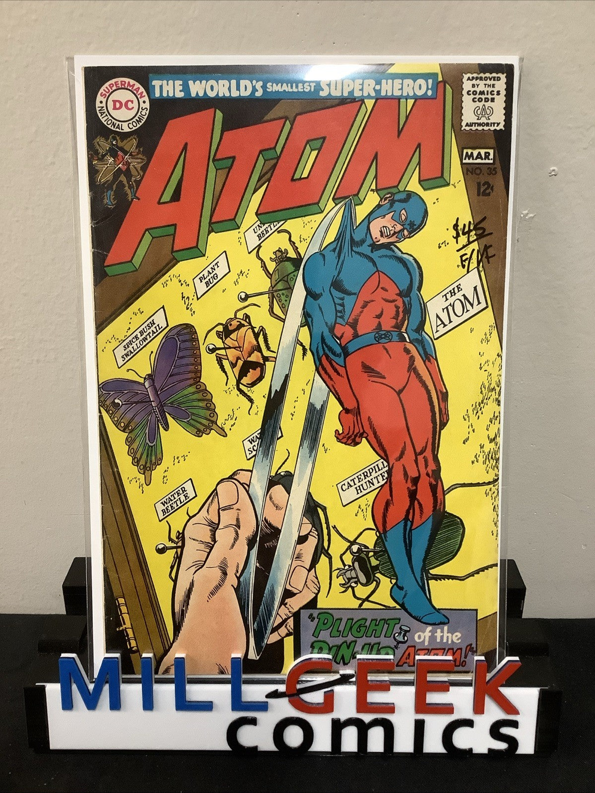 The Atom #35 (DC Comics February-March 1968) F/VF (7.0) Gardner Fox/Gil Kane