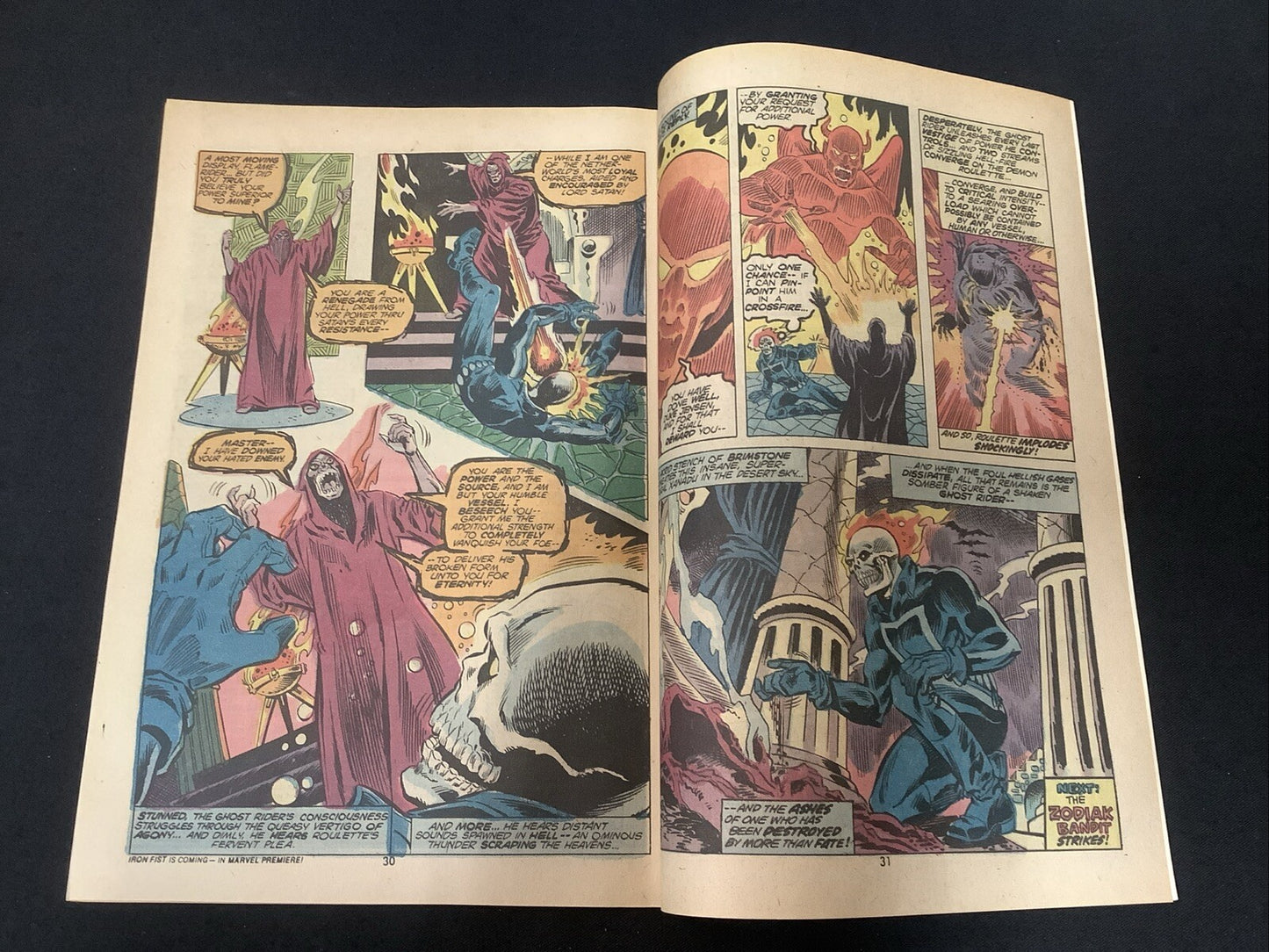 Ghost Rider #5 (Marvel Comics April 1974) VF (8.0) “And Vegas Writhes In Flames”