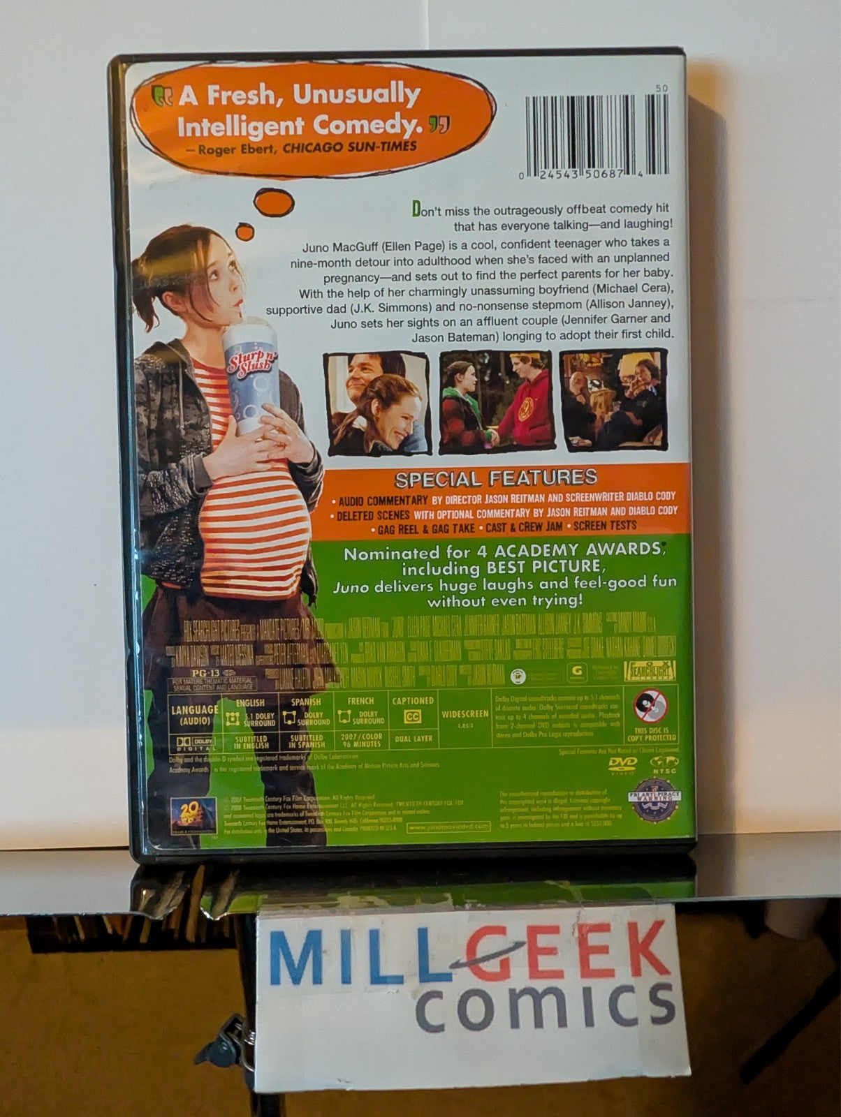 Juno / The Opposite of Sex, 2 Movie Set (DVD) Like New -JD