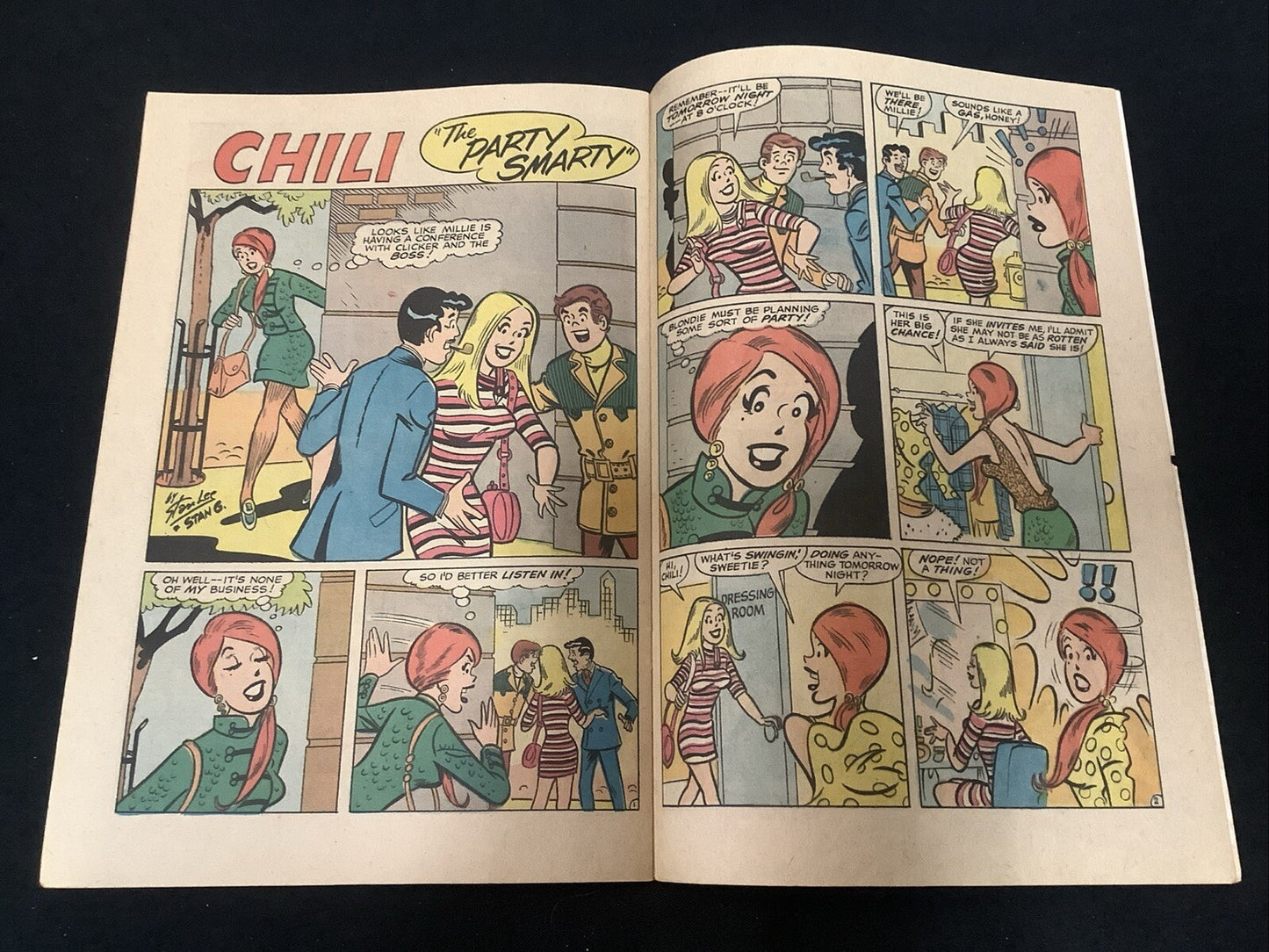 CHILI #1  (1969) F (6.0) Stan Lee/Stan Goldberg, “The Lady And The Lipstick”