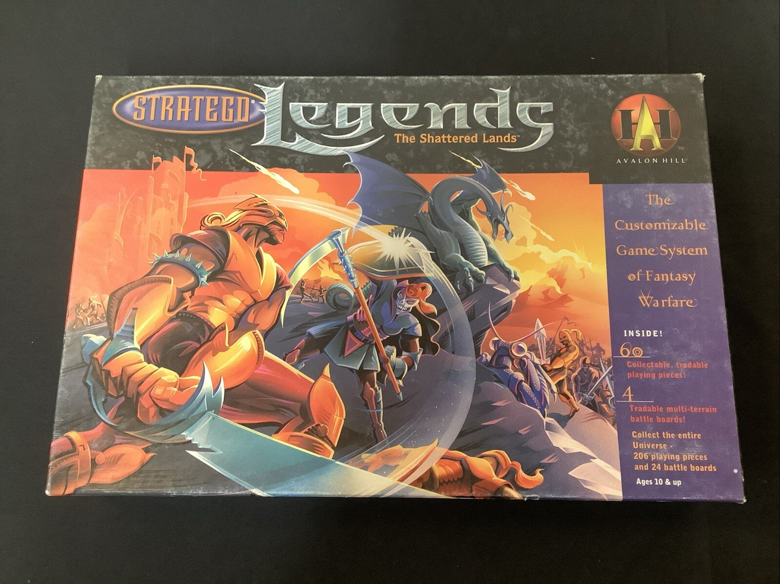 Stratego Legends: The Shattered Lands Strategy War Fantasy Board Game Complete