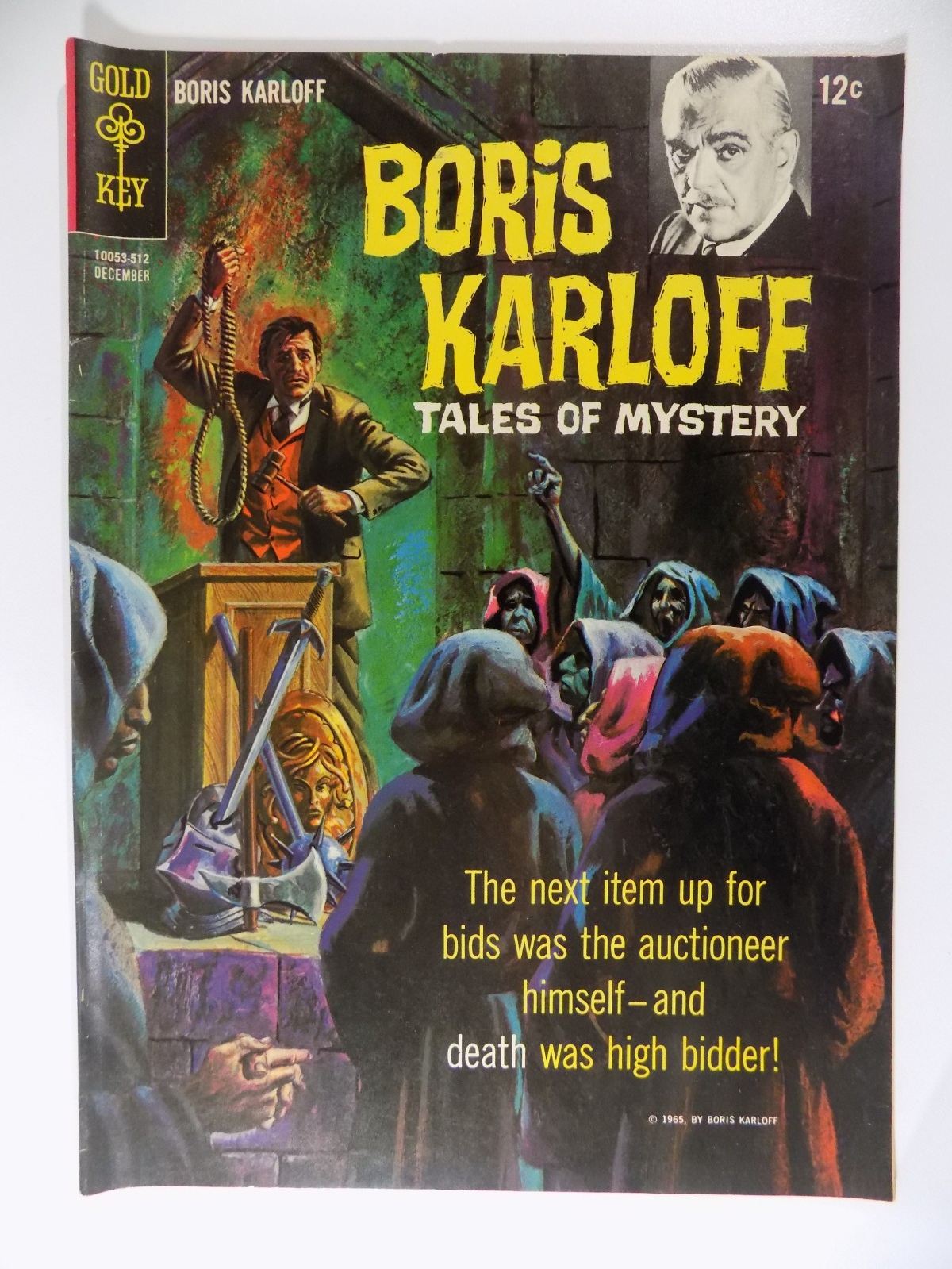 Boris Karloff #12 Gold Key Comic December 1965 Very Fine