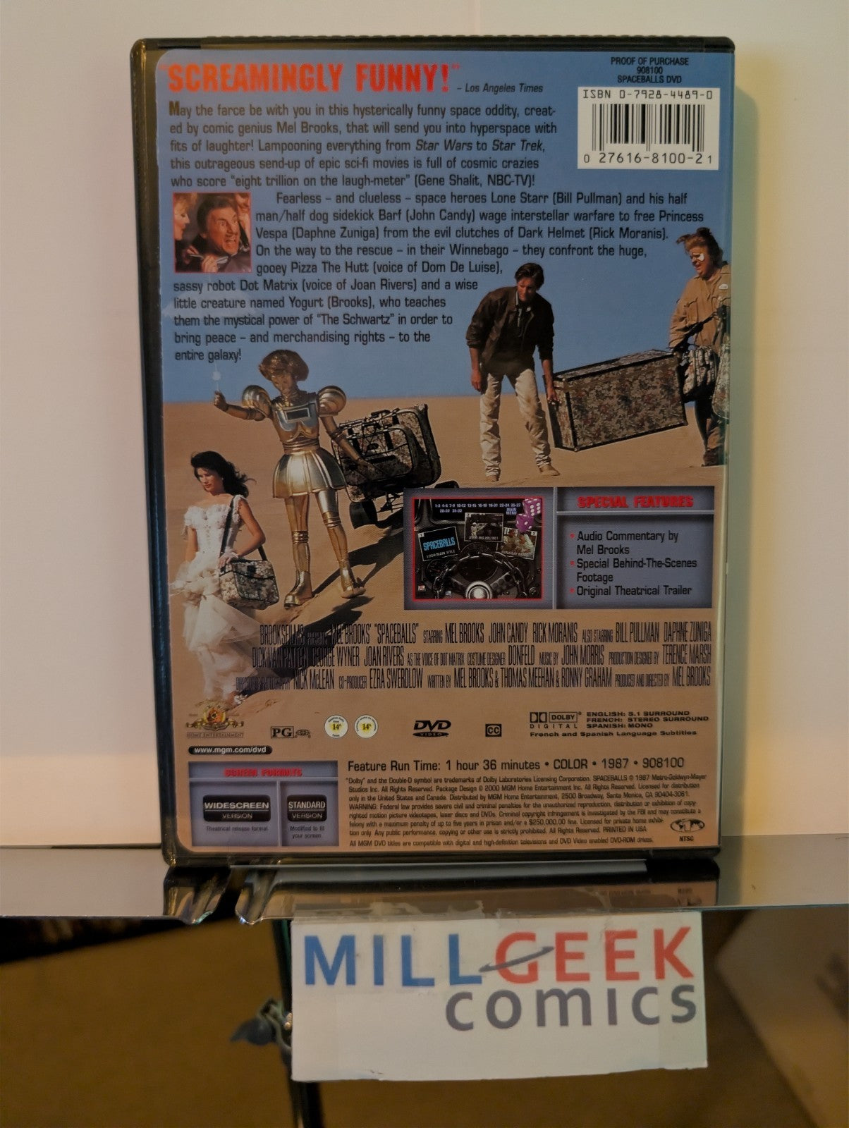 Spaceballs / Kung Fu Hustle, 2 Comedy Movie Set (DVD) -JD