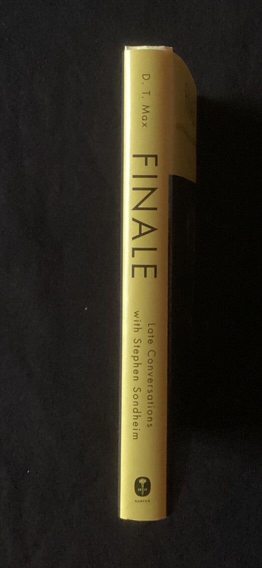 Finale: Late Conversations with Stephen Sondheim by Max, D. T. (HC, Like New)-JD