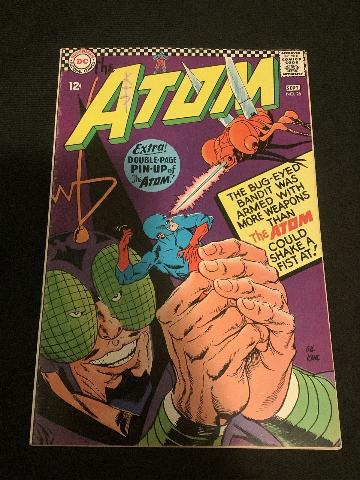 The Atom #26 (DC Comics 1966) F+ (6.5) Gardner Fox/Gil Kane, Inner Wrap Detached