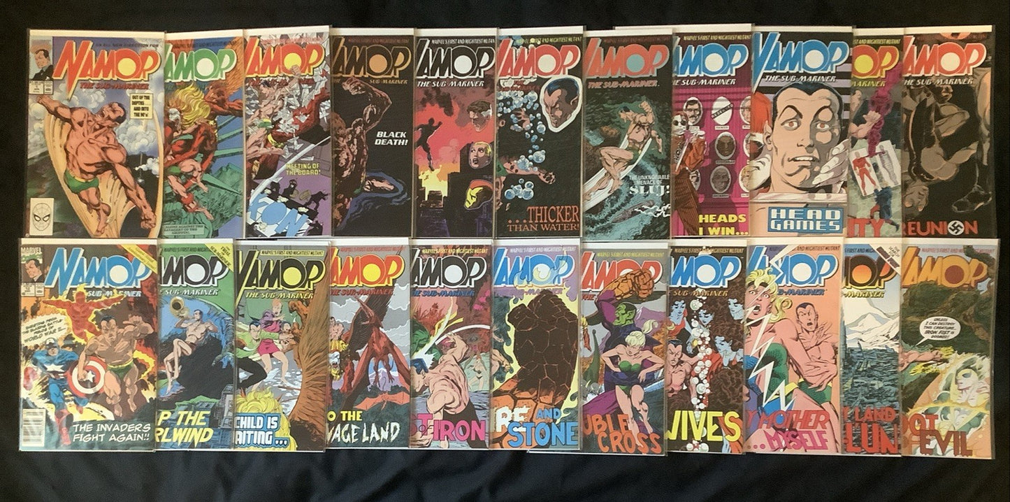 Namor, the Sub-Mariner #1-62 + Annuals #1-3 Comic Lot, Marvel, John Byrne, 1990
