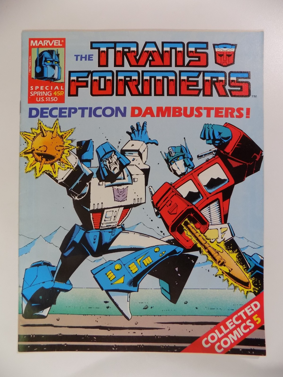 Transformers Spring Special - Marvel UK Comic Magazine 1987 Near Mint-