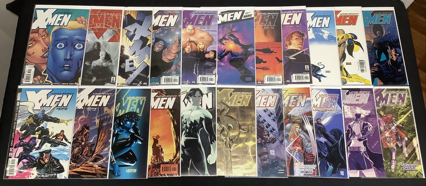 Uncanny X-Men #316-420 And #-1 Comic Lot, Marvel Comics, 1st App Generation X