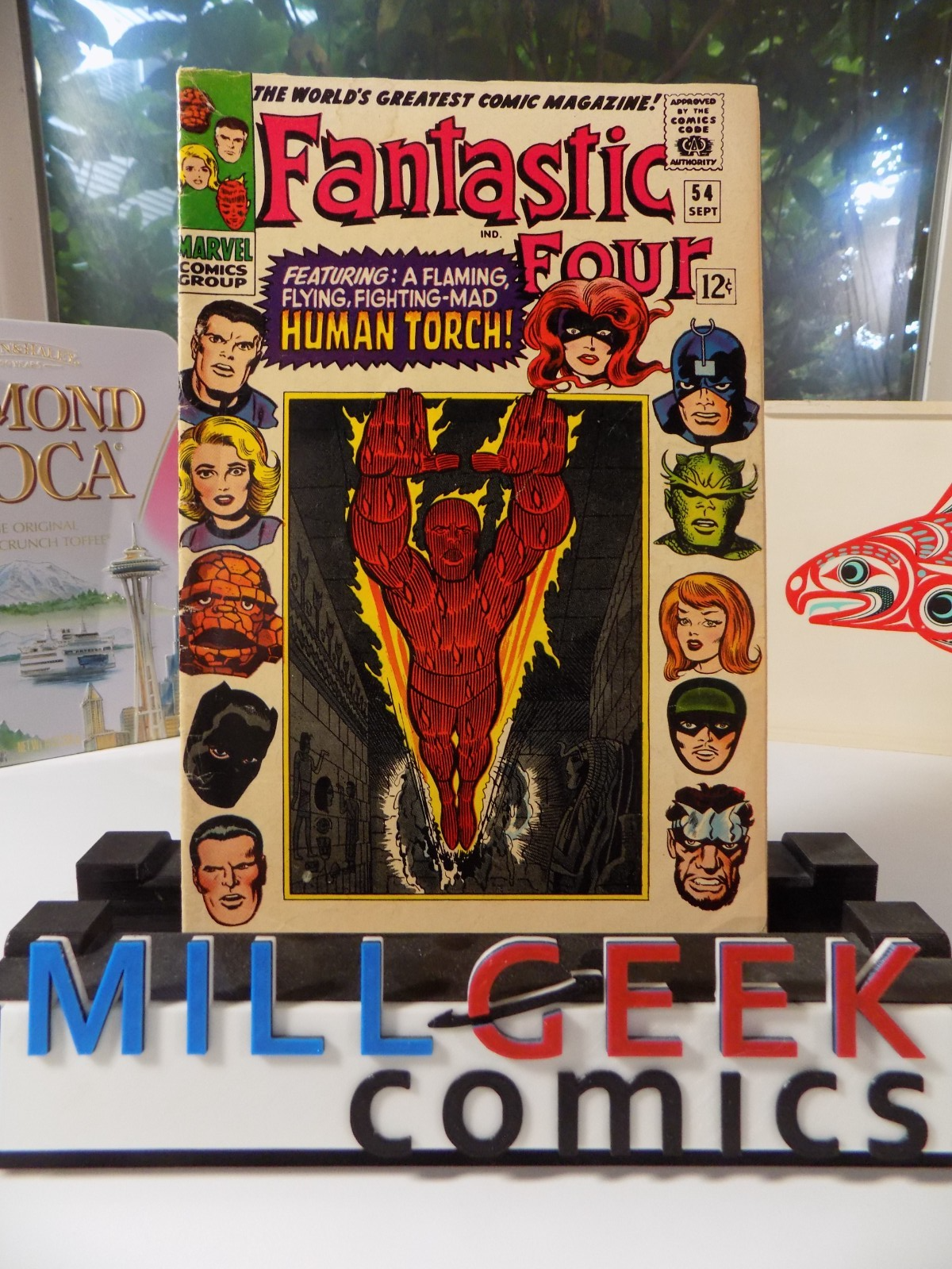 Fantastic Four #54 Marvel Comic September 1966 Fine+