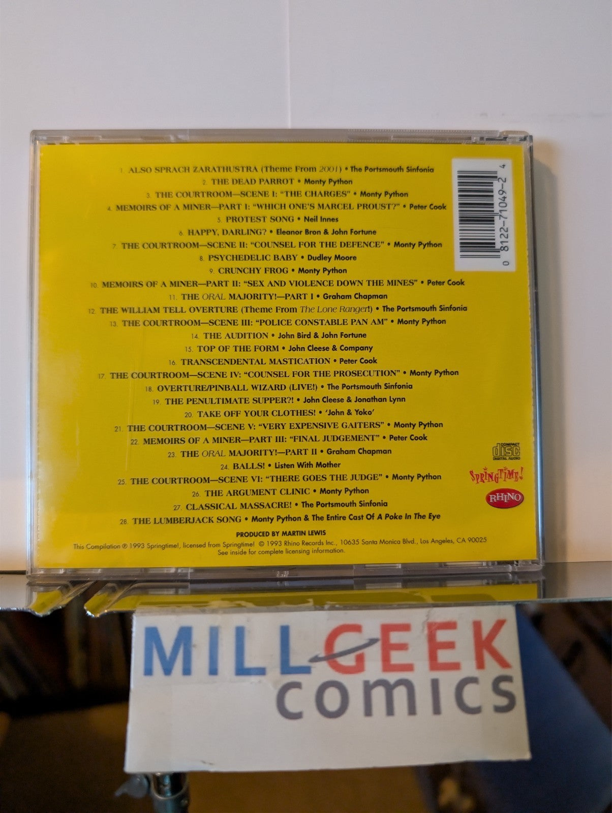 Comedy CDs 2 CD Lot (Dead Parrot Society, No Cure For Cancer) -JD