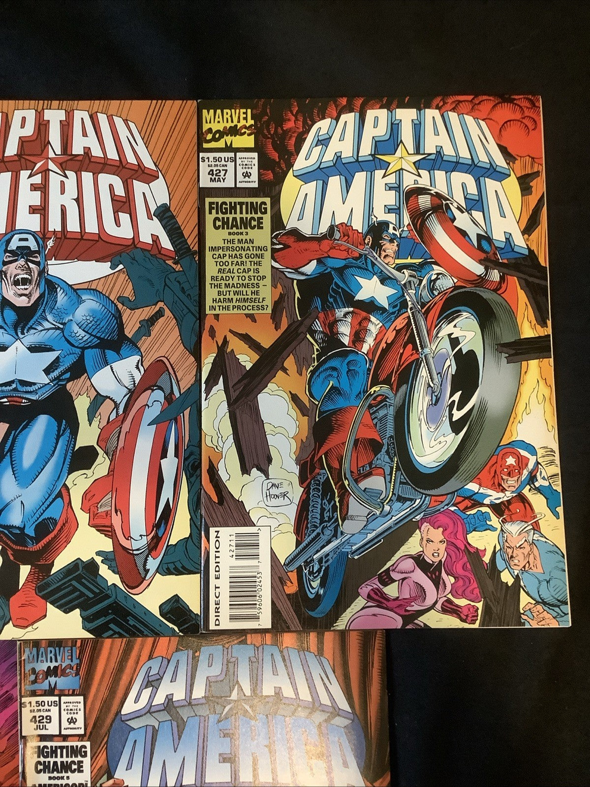 Captain America #425-429 Comic Lot, Marvel Comics, 1st App Americop, 1994