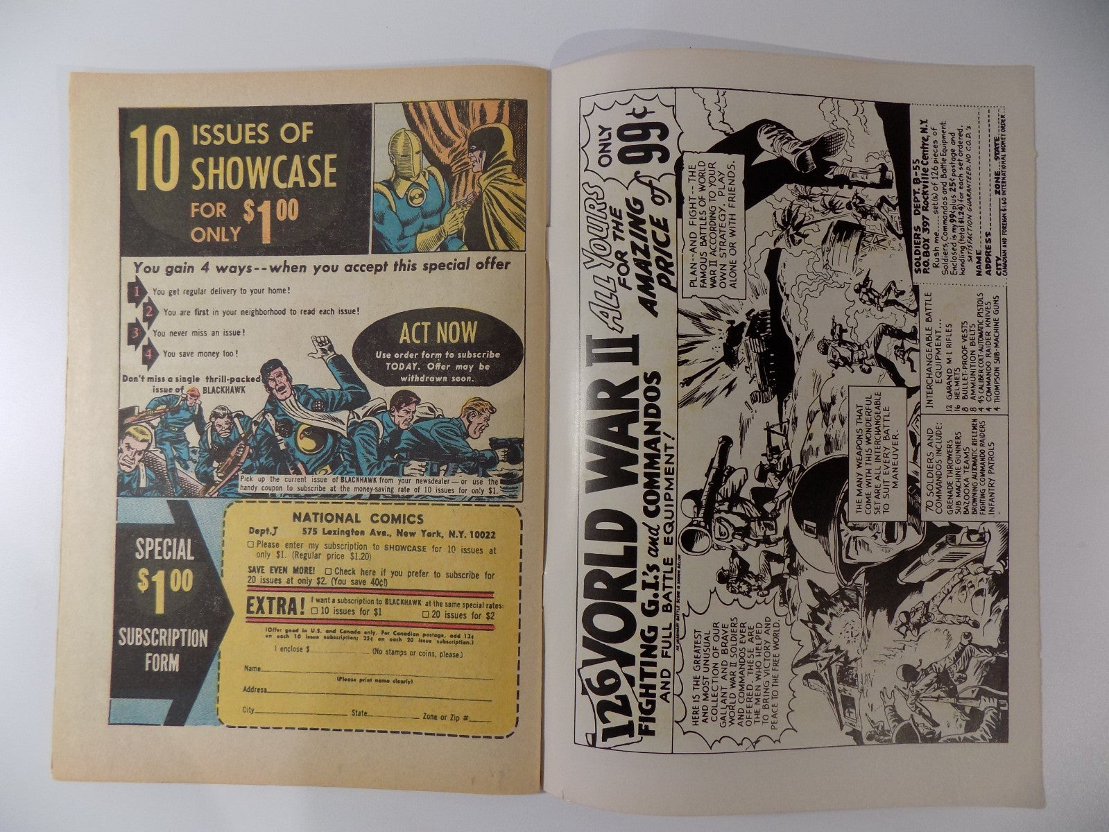 Showcase #56 DC Comic June 1965 Fine+