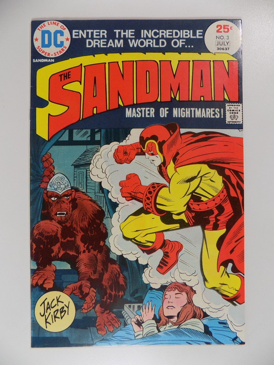 Sandman #3 DC Comic July 1975 Very Fine+
