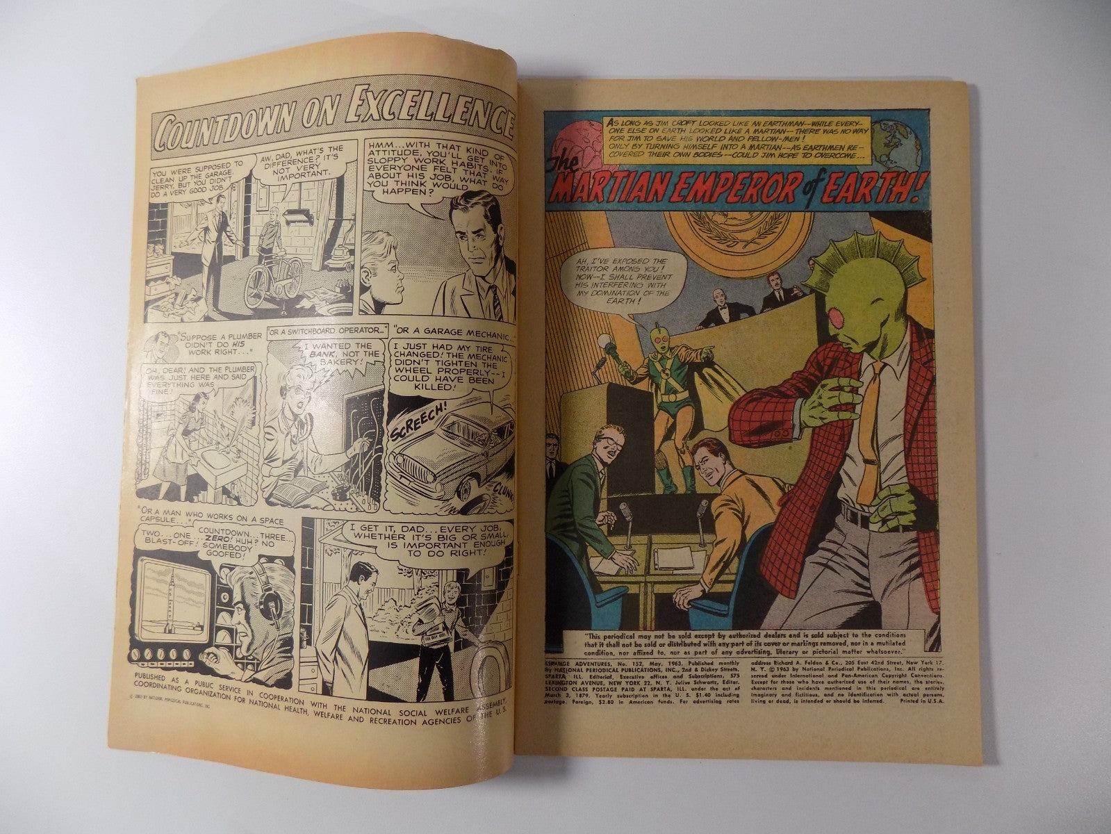 Strange Adventures #152 DC Comic May 1963 Fine+