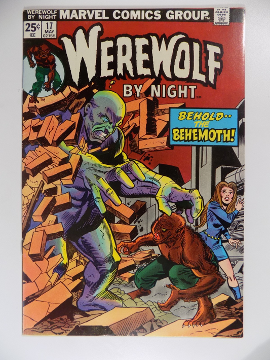 Werewolf by Night #17 Marvel Comic May 1974 Very Fine