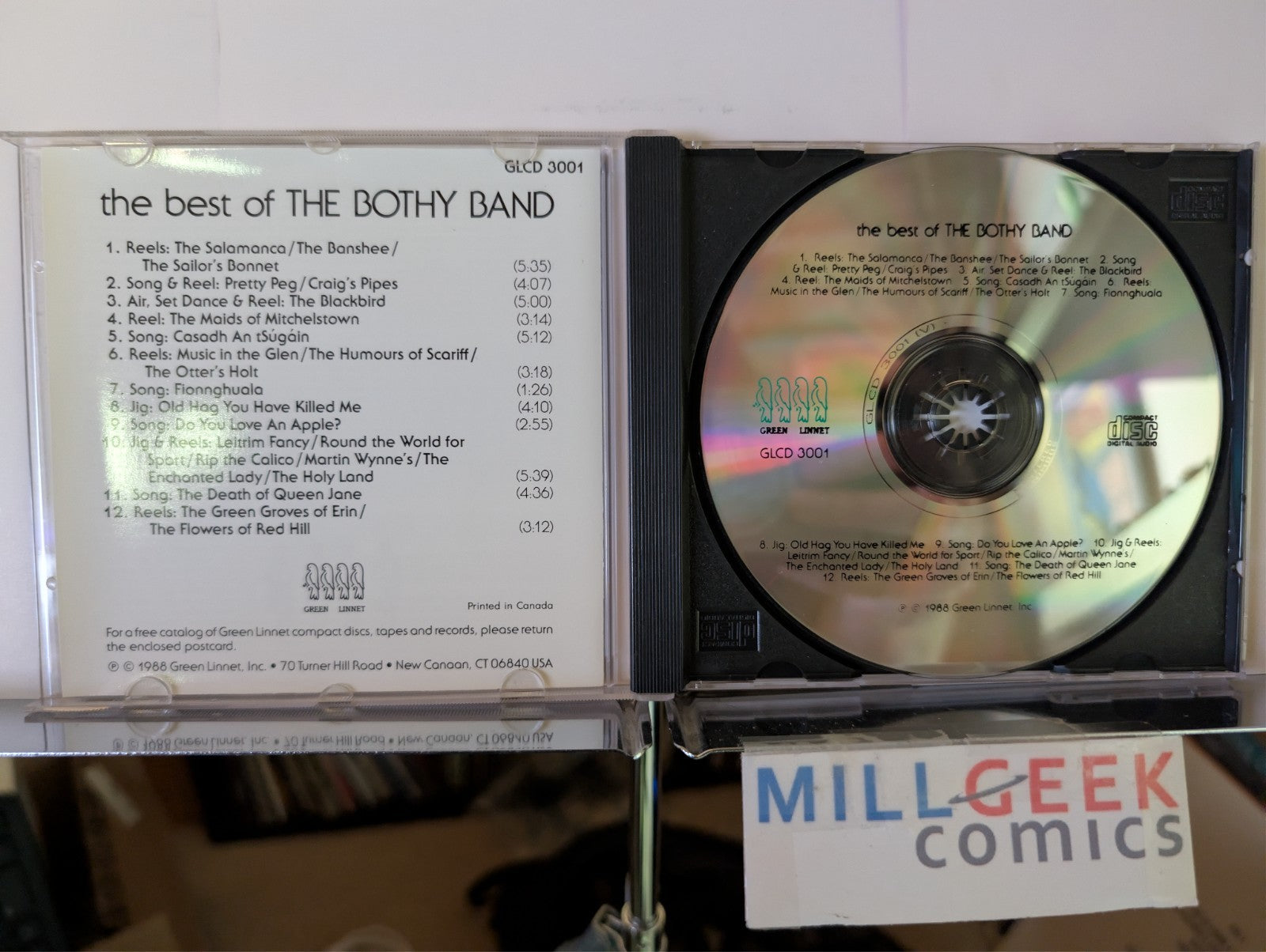 Celtic Folk Music 3 CD Lot (Bothy Band, Chieftains, Green Linnet Hits) -JD