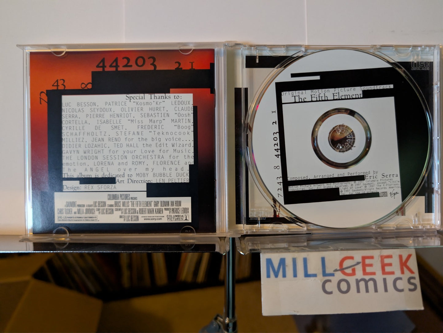 Movie Soundtrack 4 CD Lot (Priscilla, Kill Bill Vol 2, Fifth Element, Crow) -JD