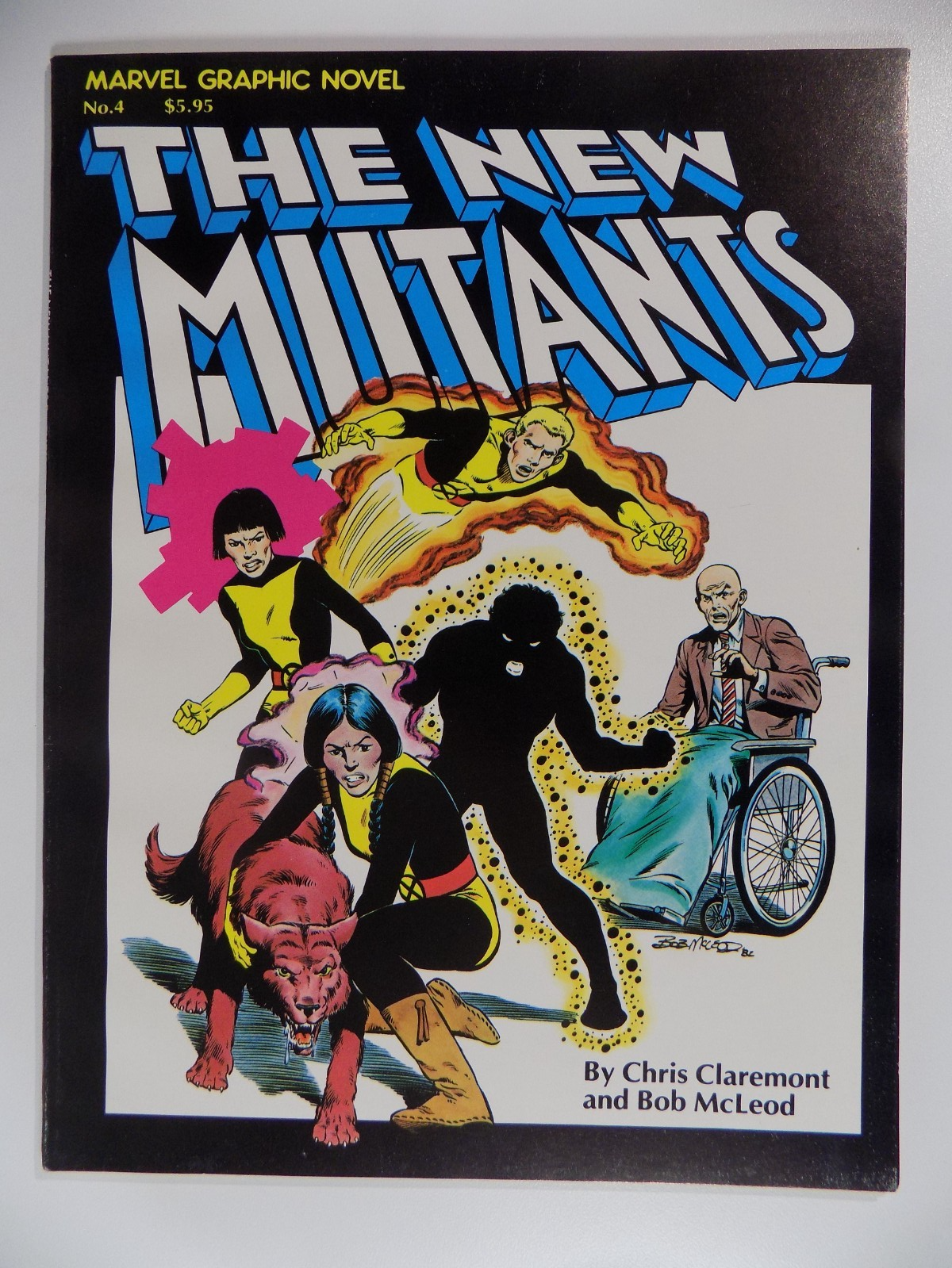 The New Mutants Marvel Graphic Novel #4 Canadian Price Variant 1982 Very Fine