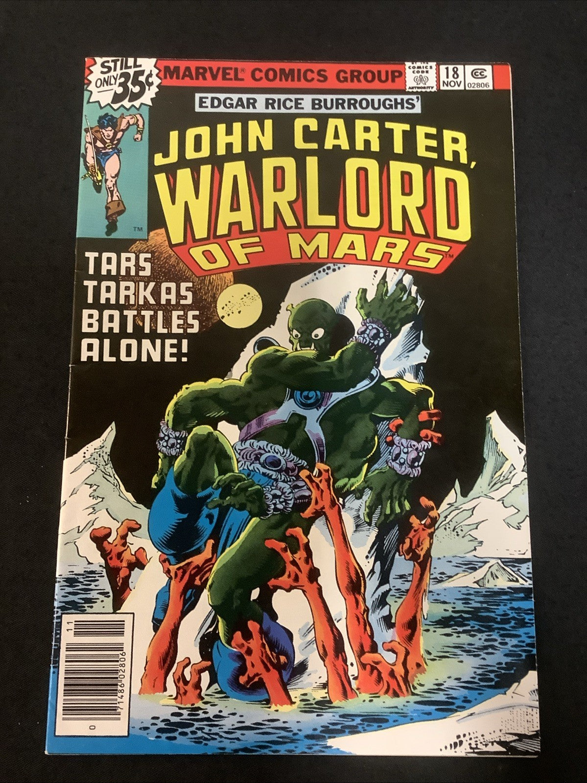 John Carter Warlord of Mars #18 (1978) VF/NM (9.0) 1st Frank Miller At Marvel