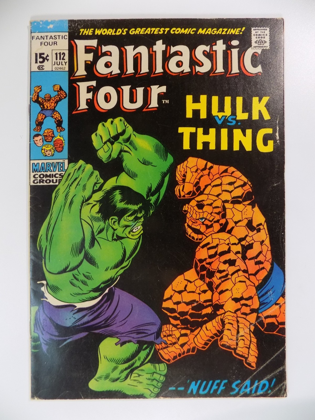 Fantastic Four #112 Marvel Comic July 1971 Fine-