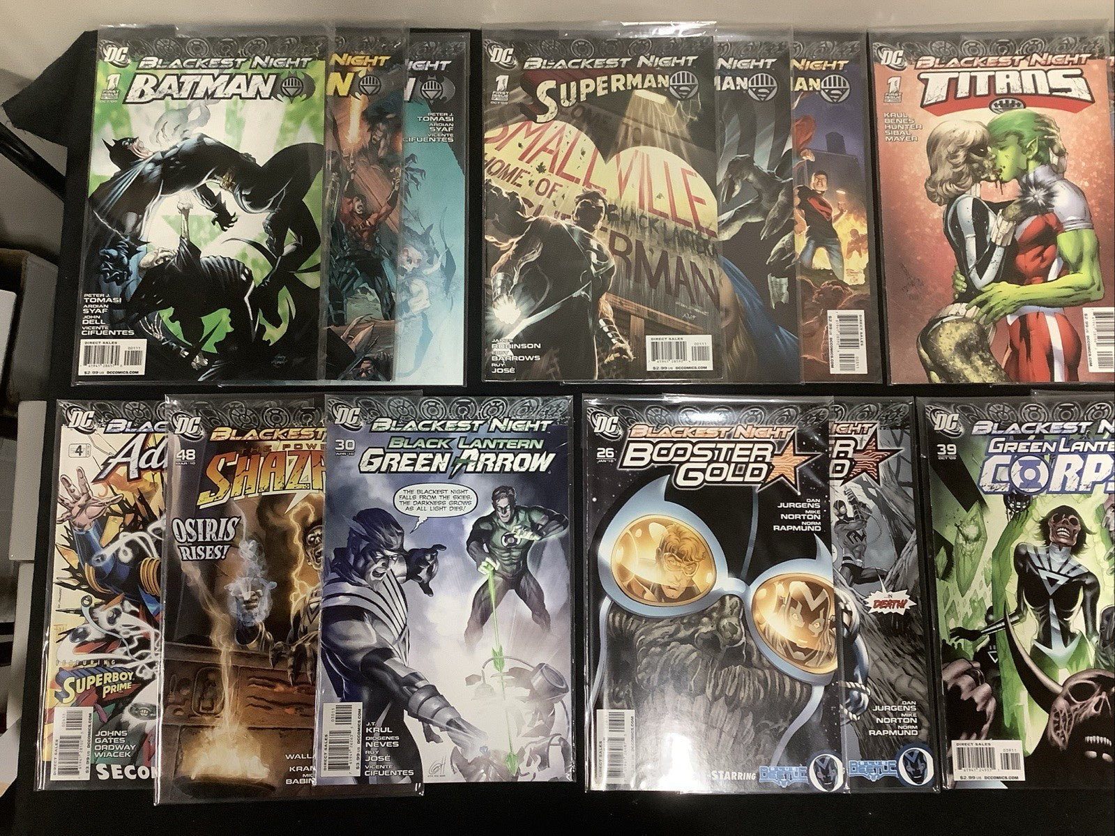 Blackest Night Comic Bundle: See Description And Photos, 46 Comics Total! DC