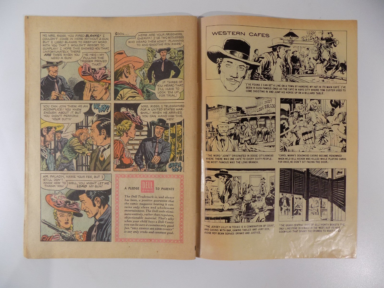 Four Color #983 Have Gun, Will Travel Dell Comic April-June 1959 Very Good/Fine