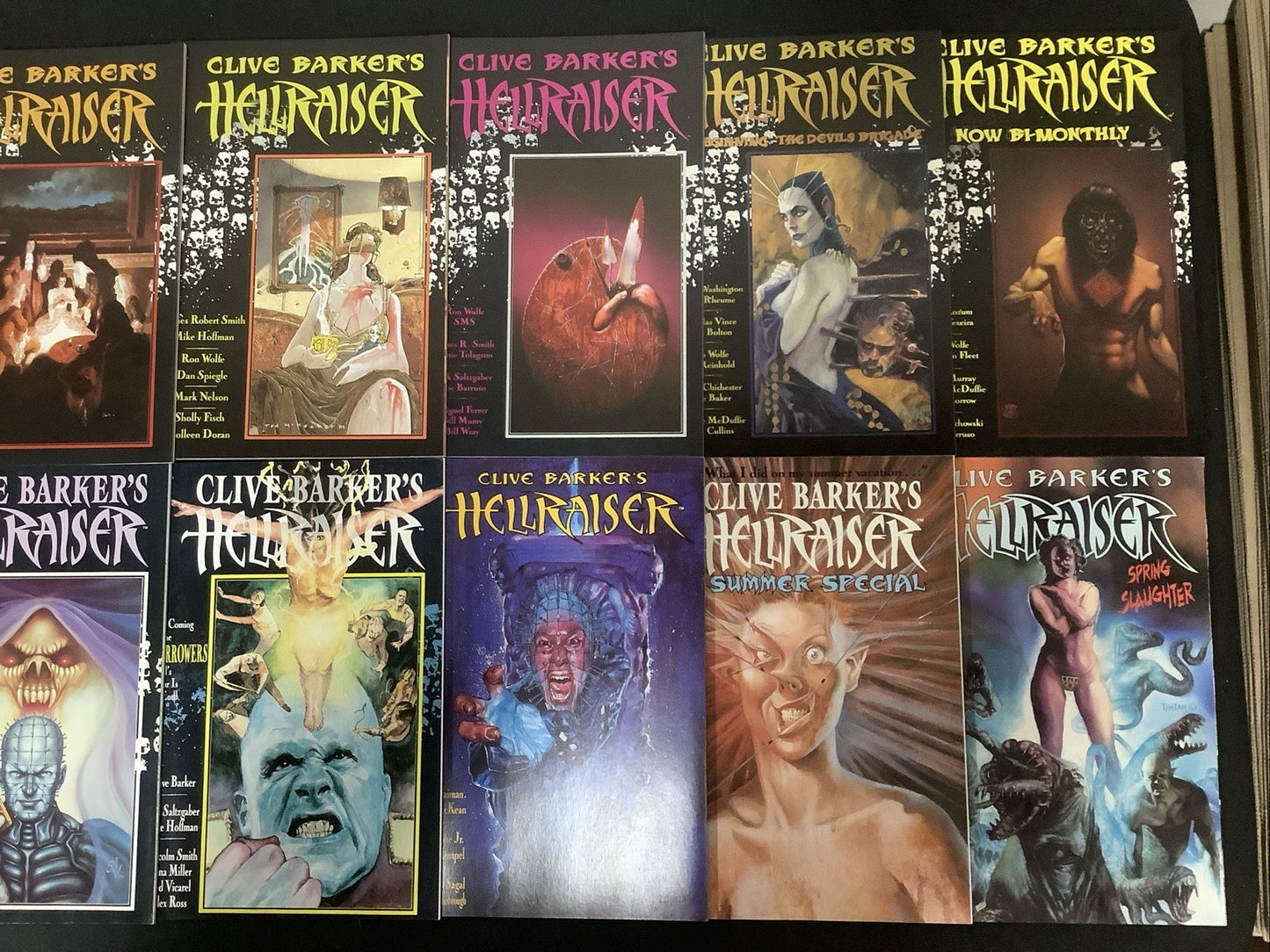 Hellraiser #1-12, 18, 20, Summer #1, Spring #1 Comic Lot, See Pics, Autographed!