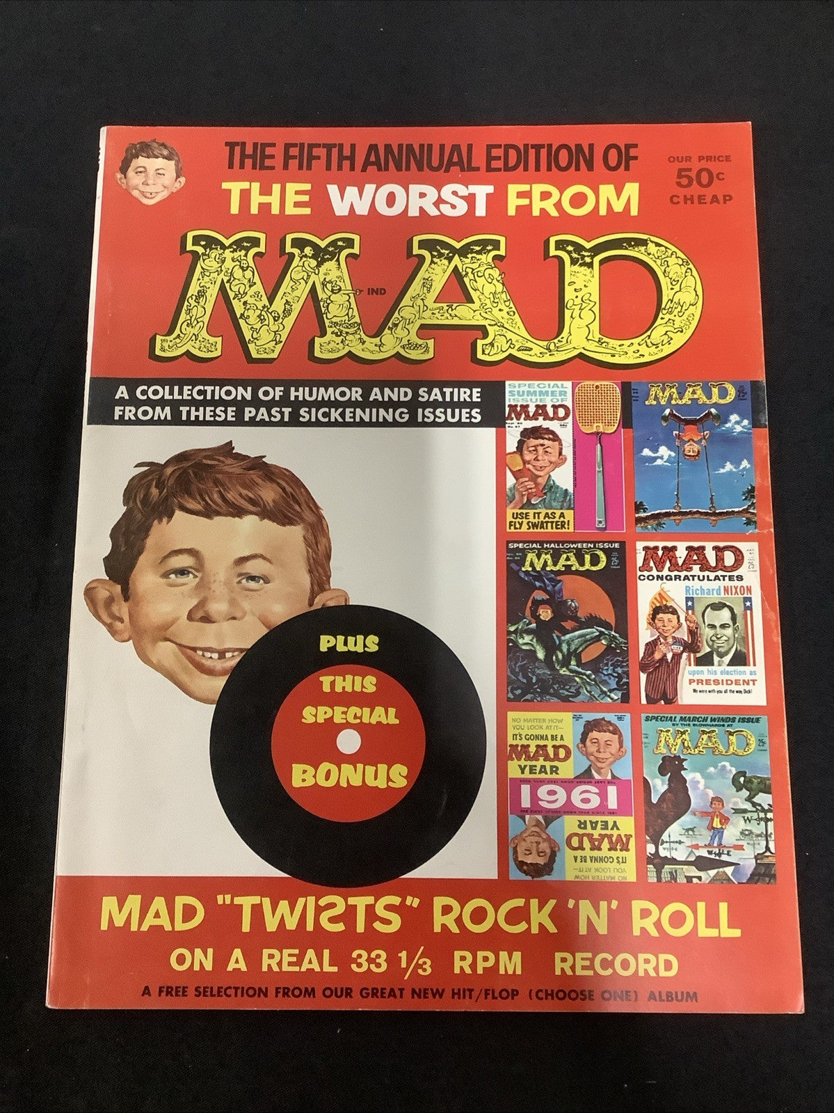 Mad Magazine The Worst From Mad Fifth Annual Edition, 7.0 (F/FV) No Record