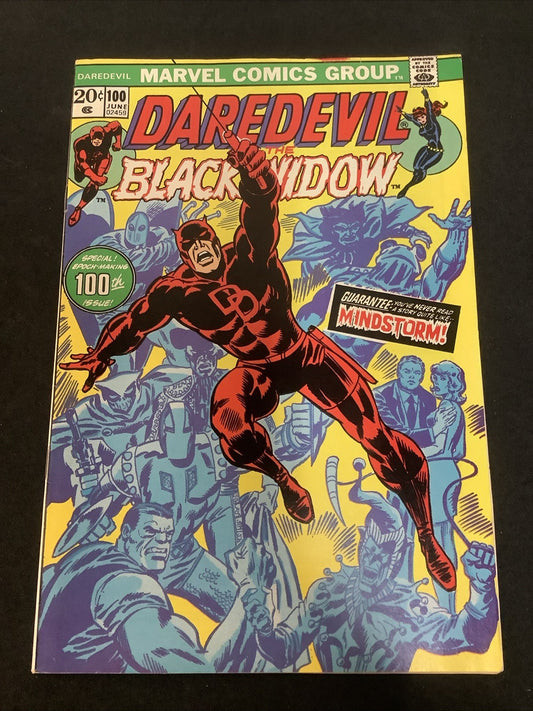 Daredevil #100 (Marvel Comics June 1973) VF (8.0) Cameo Angar The Screamer