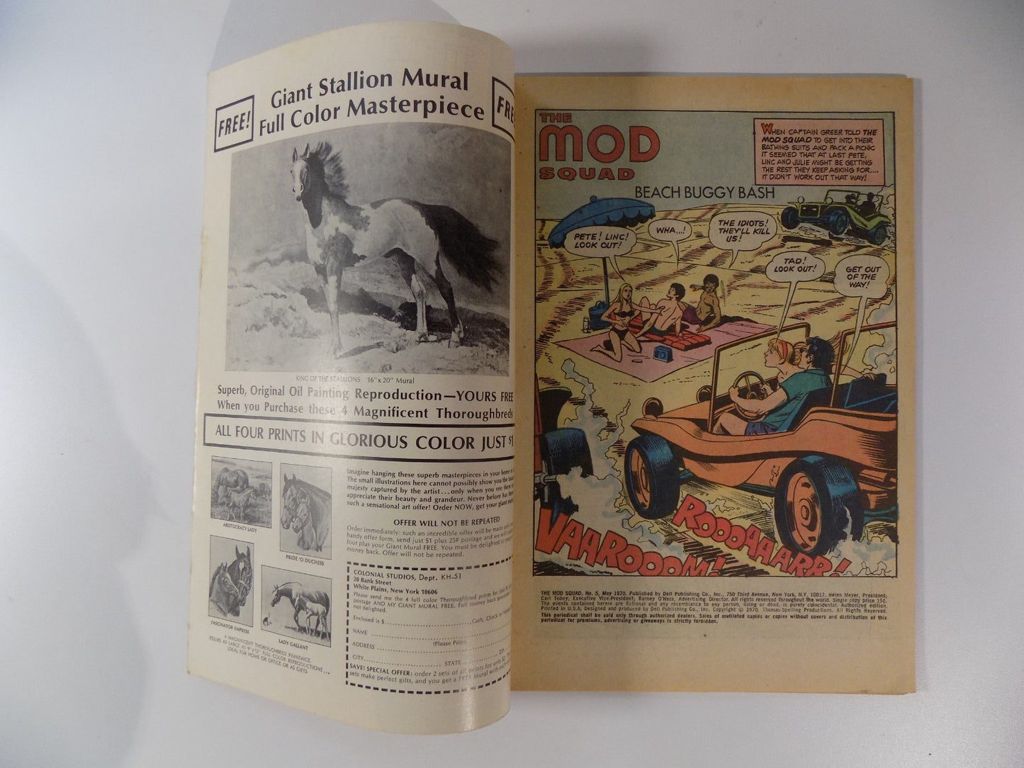 Mod Squad #5 Dell Comic May 1970 Fine+