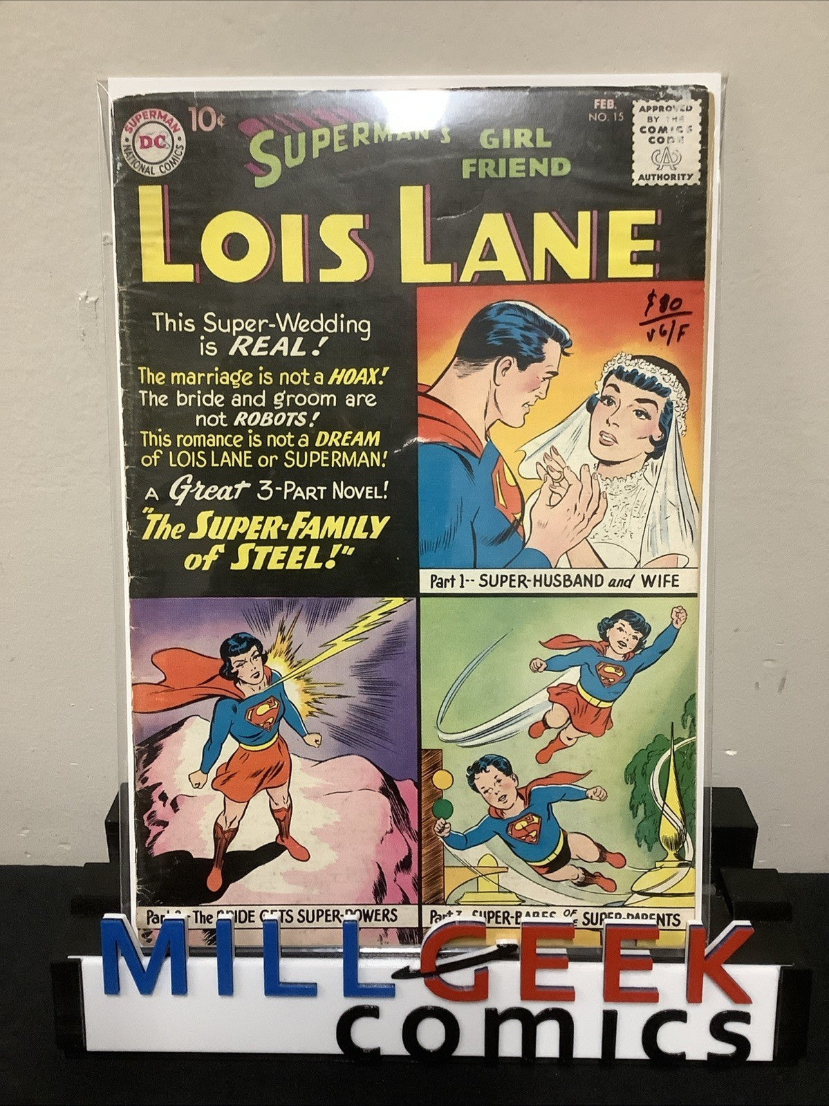 Superman's Girl Friend, Lois Lane #15 (1960) VG/F (5.0) Staple Rust/Stains
