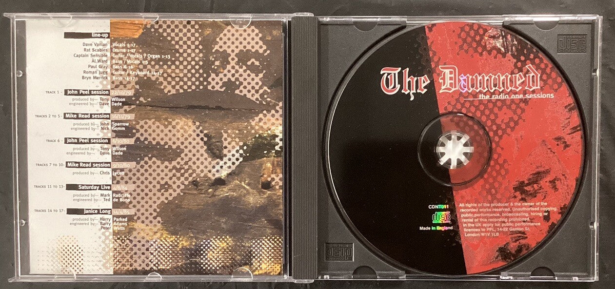 THE DAMNED - The Radio One Sessions (CD, Import, Like New) -JD