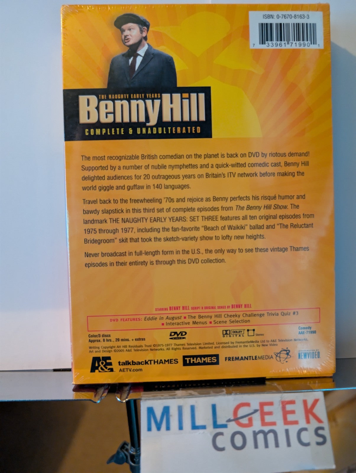 Benny Hill, The Naughty Early Years, Complete & Unadulterated, Sets 1-3 (DVD)-JD