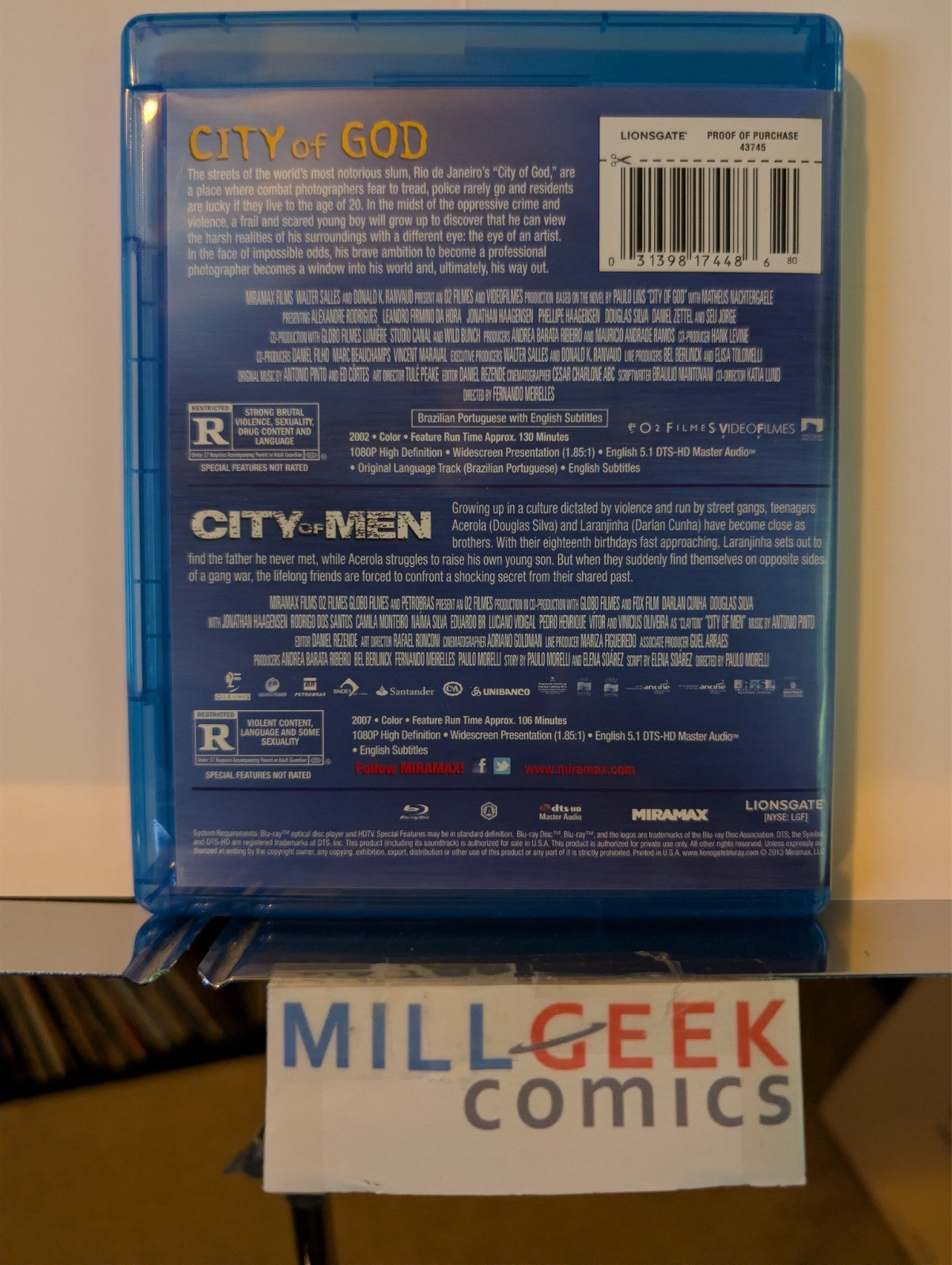 City of God / City of Men, Double Feature (Blu-ray) -JD